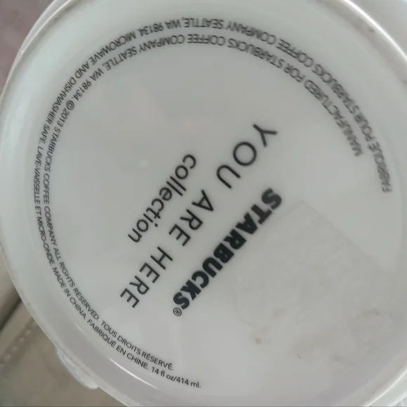 Starbucks Quebec I am here coffee mug collectors mug 12 oz - Picture 2 of 4